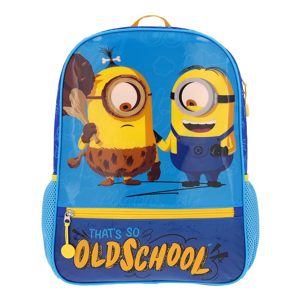 Mochila Minions Infantil Azul 14L