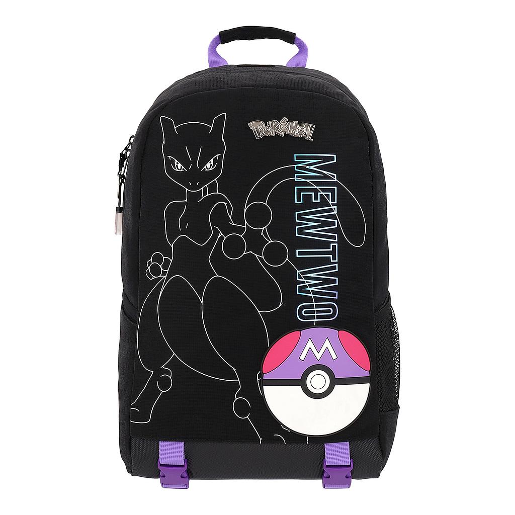 Mochila Pokemón Mewto Edición Limitada Negro 17L