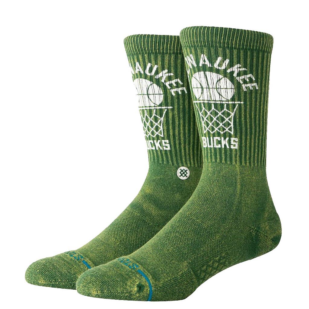 Calcetines Stance Vintage Milwaukee Bucks Verde