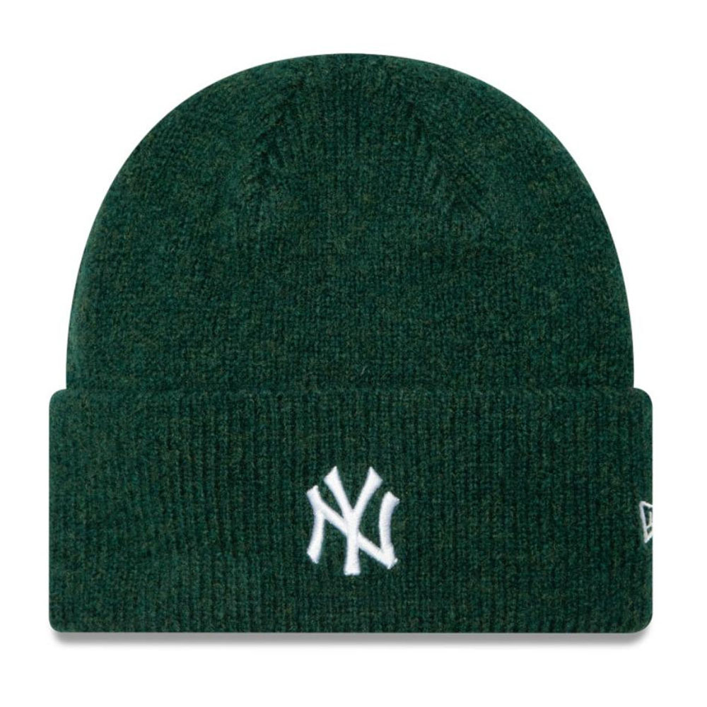 Beanie New Era New York Yankees MLB Wide Cuff Dark Green Mujer