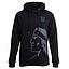 Polerón Colo Colo Urbano Hoodie Negro Cacique Gris