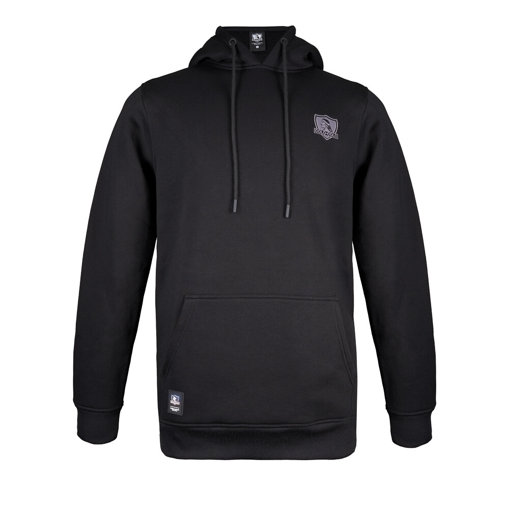 Polerón Colo-Colo Urbano Hoodie Negro Logo