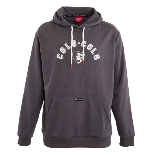 Poleron Colo Colo Urbano "Letters" Gris