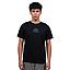 Polera Kappa Hombre Black Logo Front Negra
