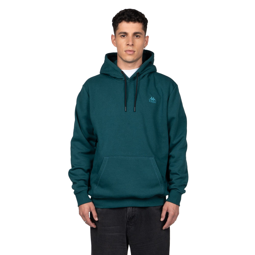 Polerón Kappa Hombre Hoddie Verde Classic