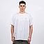Polera Hombre Colo Colo Urbano Blanco Oversize Escudo Pequeño Gris