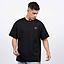Polera Hombre Colo Colo Urbano Negro Oversize Escudo Pequeño Gris