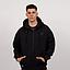 Poleron Hombre Colo Colo Urbano Full Zipper Negro Logo Grande