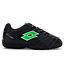 Zapatilla Baby Fútbol Niño Lotto Stadio 705 TF JR Negro/Verde