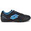 Zapato Baby Fútbol Niño Lotto Stadio 705 TF JR Negro/Celeste