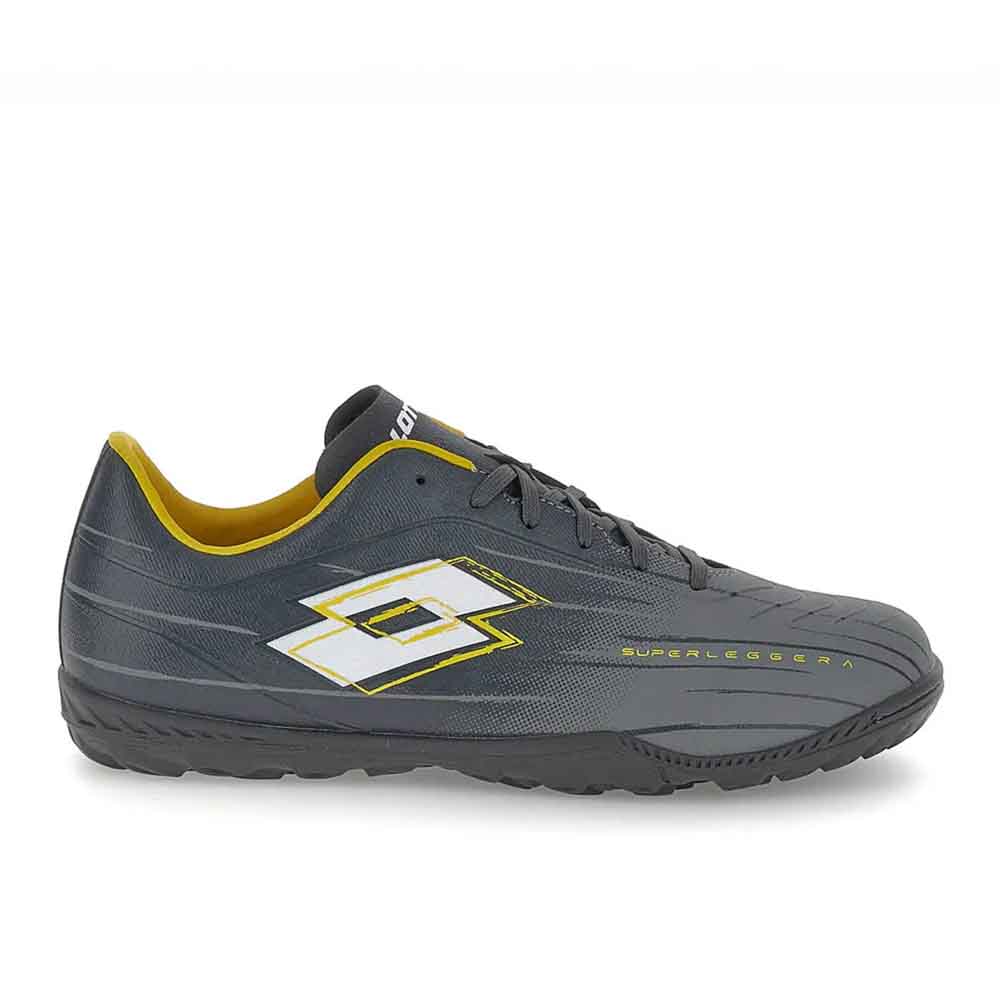 Zapato Baby Fútbol Niño Lotto Solista TF JR Gris/Amarillo