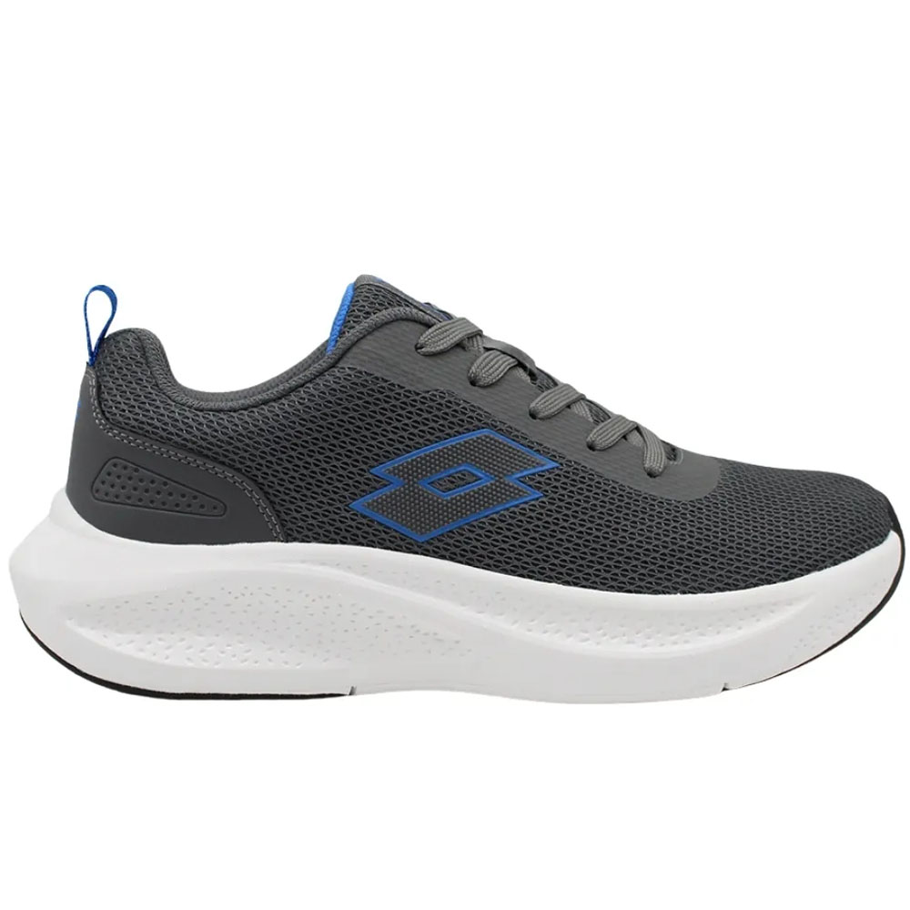 Zapatilla Running Hombre Lotto Corrente Gris Azul