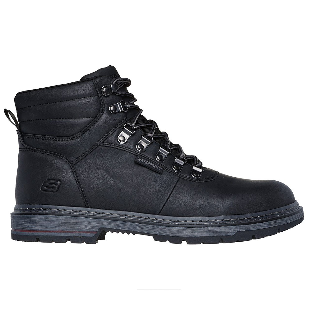 Bototo Waterproof Hombre Skechers Corado - Jaxx Negro 205232-BLK