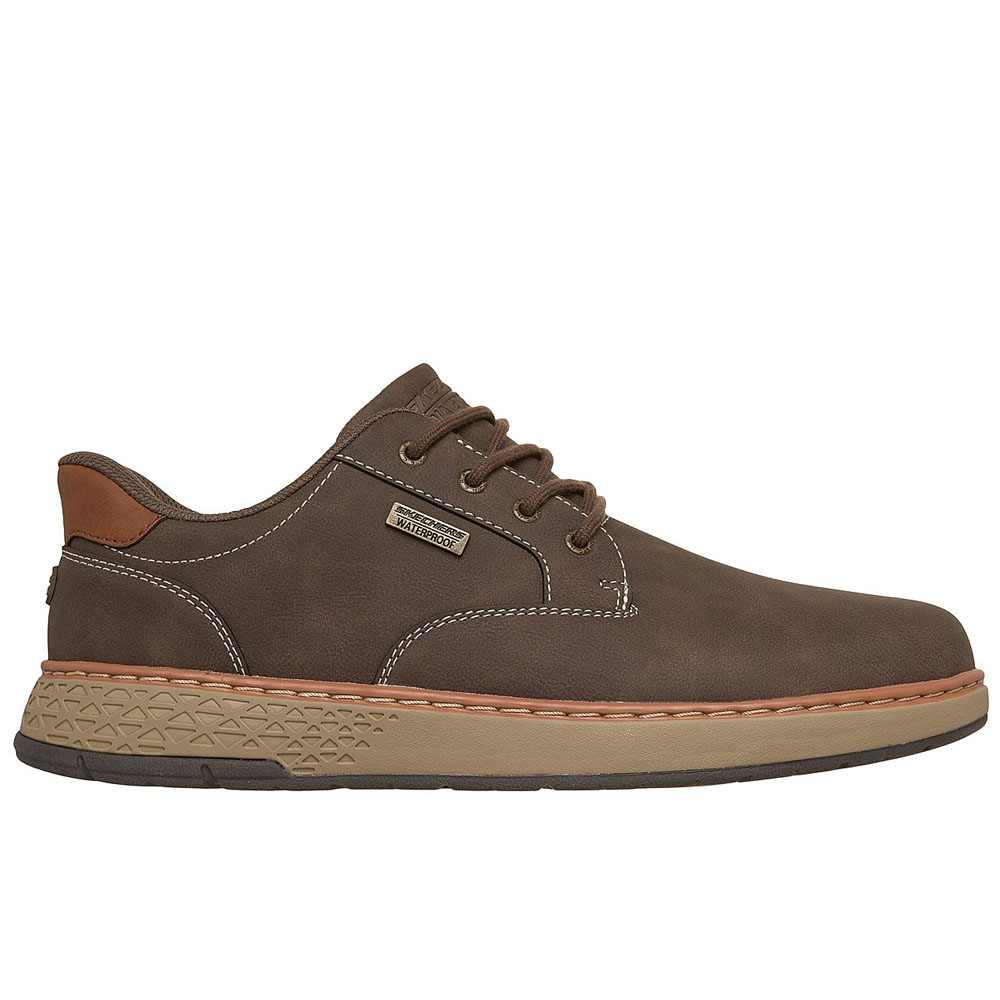 Zapatillas Waterproof Hombre Skechers Garlan Chocolate 205649-CHOC