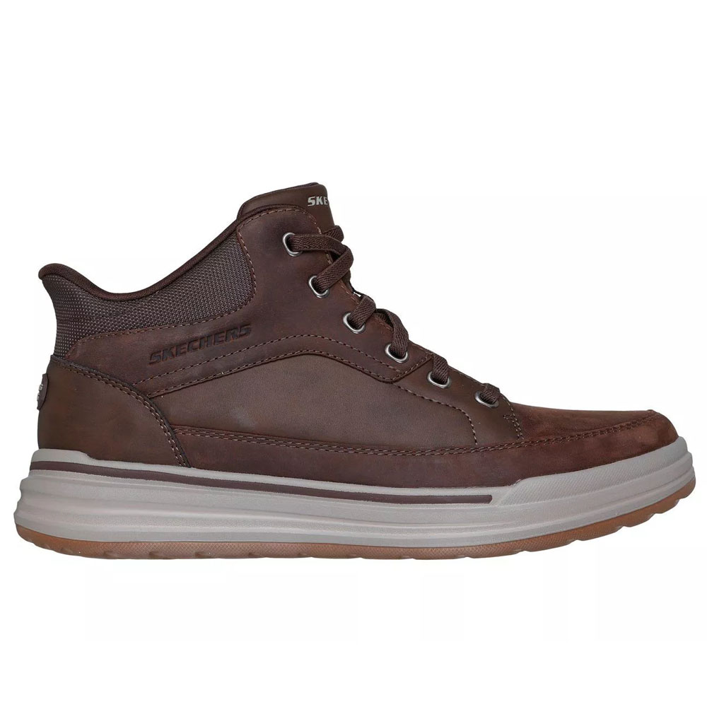 Zapatillas Hombre Skechers Slip-Ins Sterling Caña Alta Marrón 211233-BRN