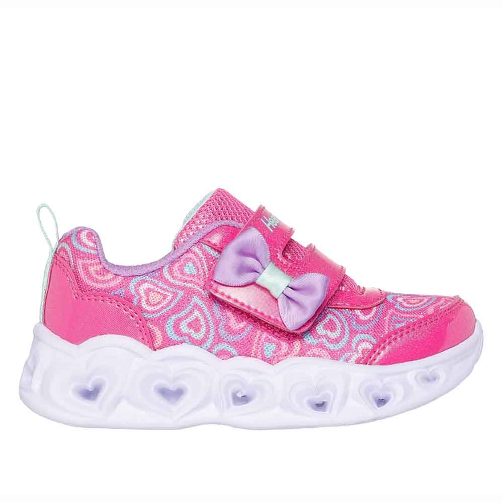 Zapatillas c/ Luces Infantiles Niña Skechers S Lights-Heart Lights-Boogie Rosado