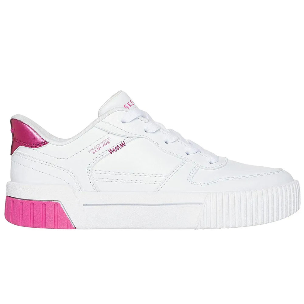 Zapatillas Niñas Skechers Slip-Ins Jade - Metallic Springs Blanco 310896L-WPK