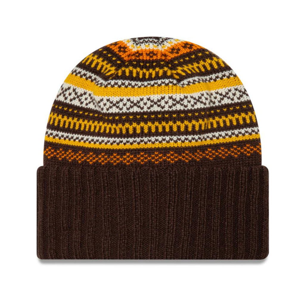 Beanie New Era De Mujer Fairisle Beanie Dark Browns