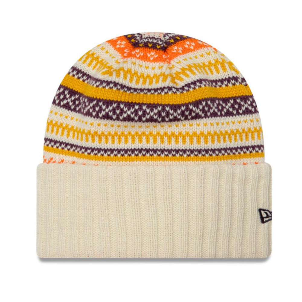 Beanie New Era De Mujer Fairisle Beanie Light Beige