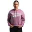 Polerón Corto Hoodie c/ Capucha Mujer Reebok Classics Big Logo Fleece Gris Rosado