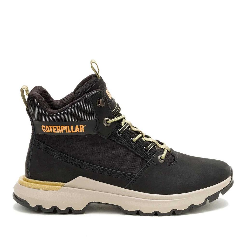 Zapatilla CAT Hombre Colorado Sneaker con Caña Negra