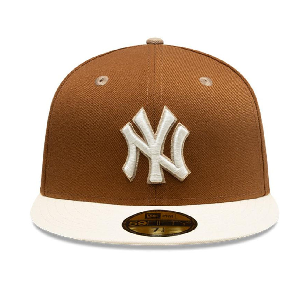 Jockey Gorra New Era 59Fifty New York Yankees MLB Pancakes Marrón