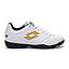 Zapatilla Baby Fútbol Niño Lotto Stadio 705 TF JR Blanco Dorado