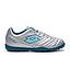 Zapatilla Baby Fútbol Juvenil Lotto Stadio 705 TF JR Gris Celeste