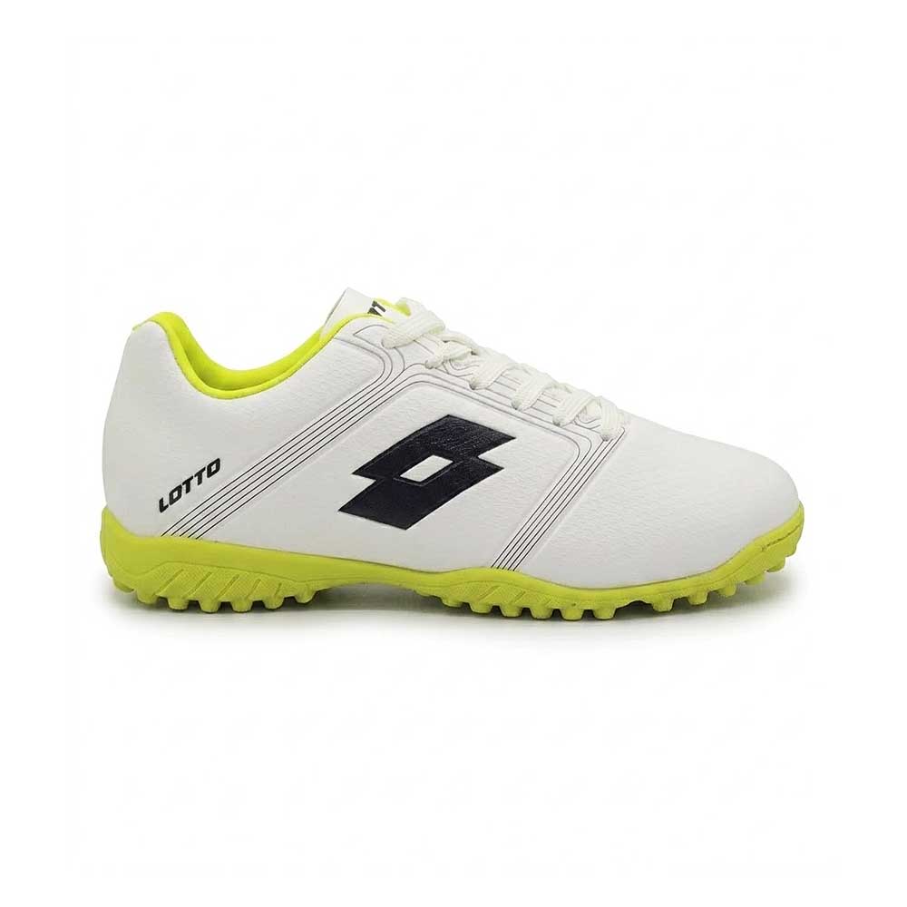 Zapato Baby Fútbol Niño Lotto Tactic Pro TF JR Blanco Verde
