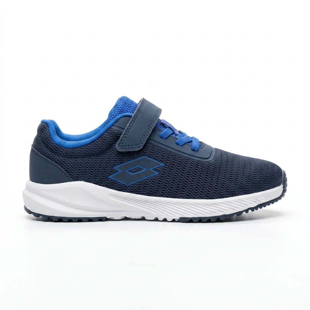 Zapatilla Running Niño Lotto Challenge Azul Blanco