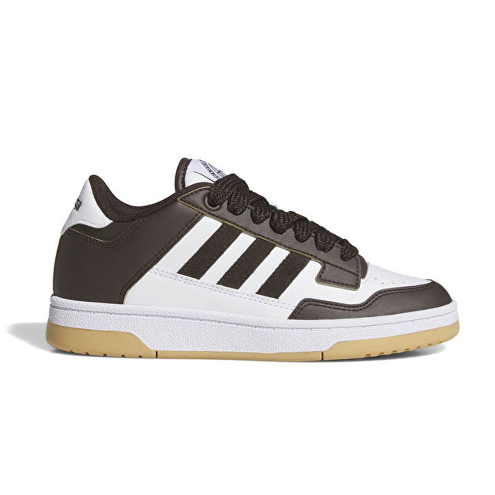 Zapatillas Adidas Niño Rapid Court Low Blanco Café