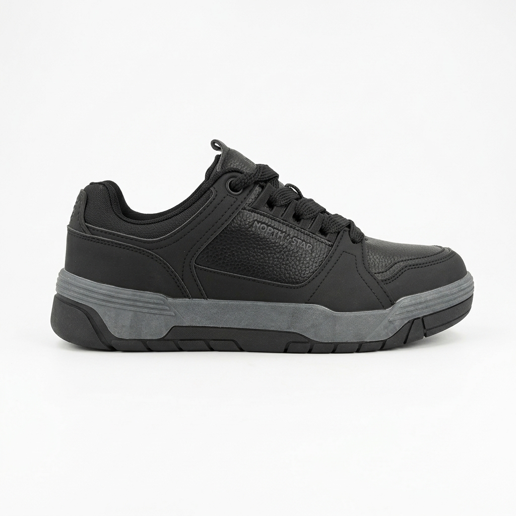 Zapatilla Hombre North Star Chunk Negro Gris