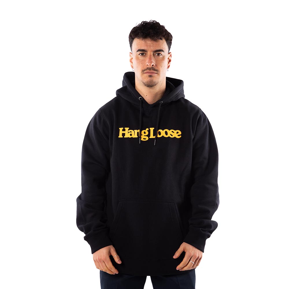 Polerón Hombre Hang Loose Hoodie Black Essencial