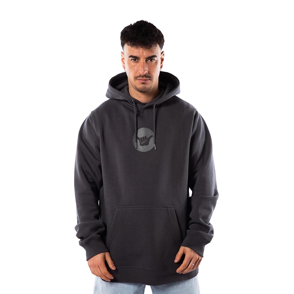 Polerón Hombre Hang Loose Hoodie Dark Grey Essencial