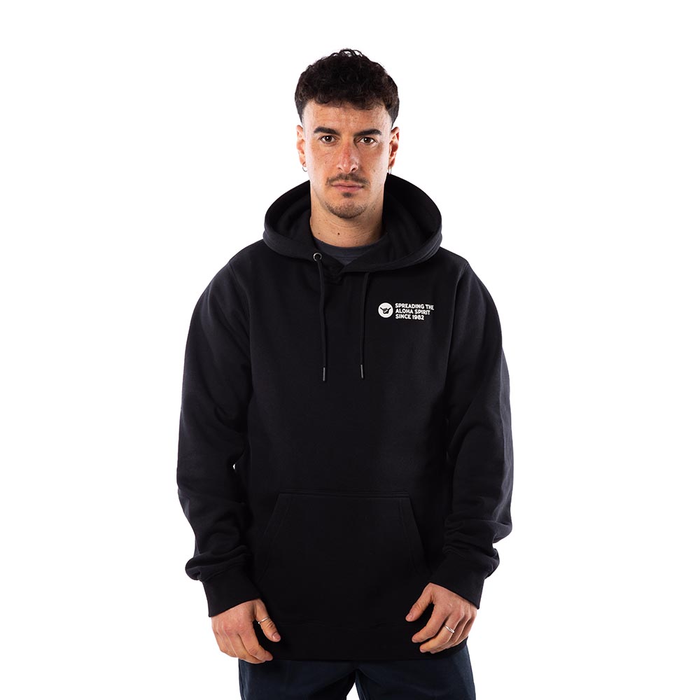 Polerón Hombre Hang Loose Hoodie Black Spirit Aloha