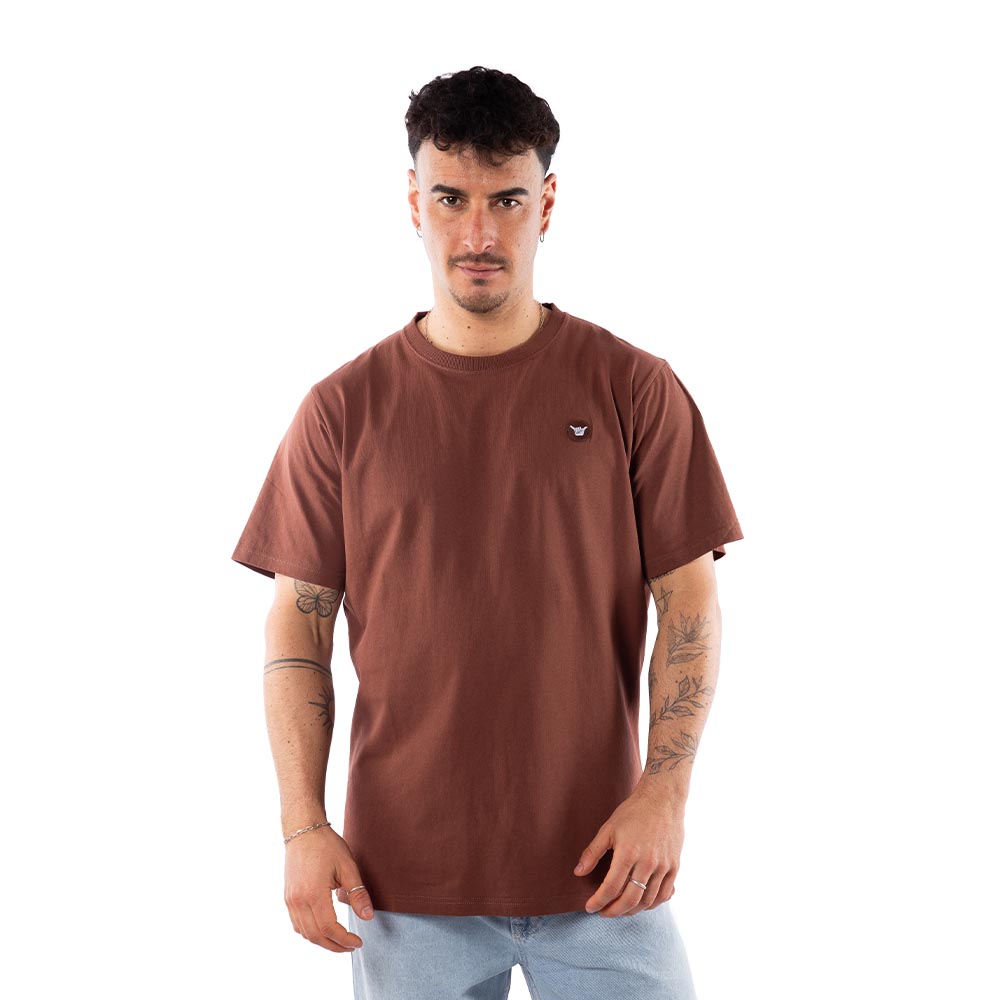 Polera Hombre T-Shirt Hang Loose Coffee Essencial