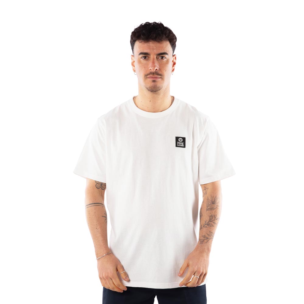 Polera Hombre T-Shirt Hang Loose White Essencial
