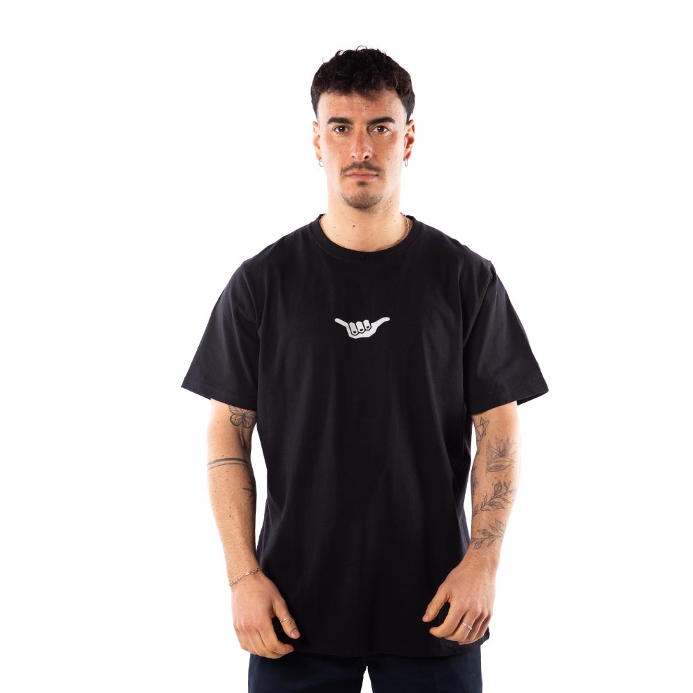 Polera Hombre T-Shirt Hang Loose Black Essencial