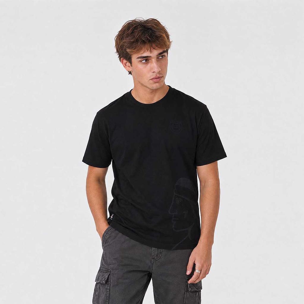 Polera Hombre Colo Colo Negro Cacique
