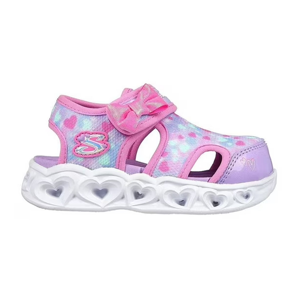 Sandalias Niña Skechers Heart Lights Bubble Love Rosado