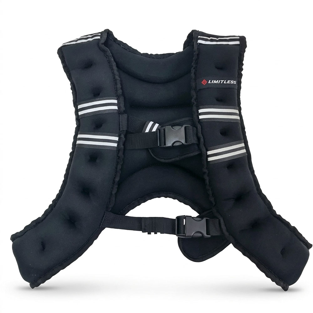 Chaleco Pesas Ajustable 8 kg Limitless Entrenamiento Neopreno