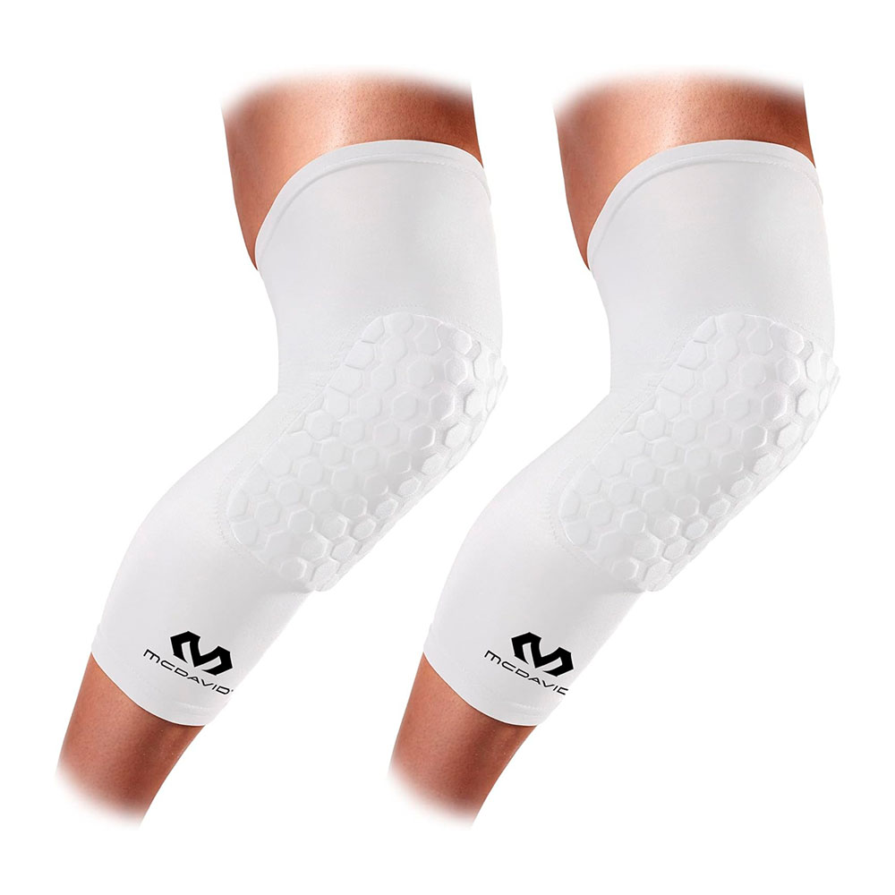Rodilleras Compresion Largas Mcdavid Blancas