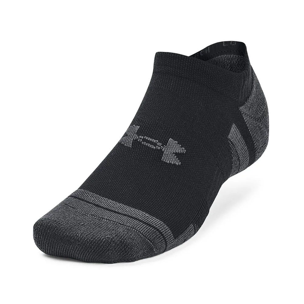 Tripack Pack 3 Pares Calcetines Under Armour Performance Tech No Show Negro