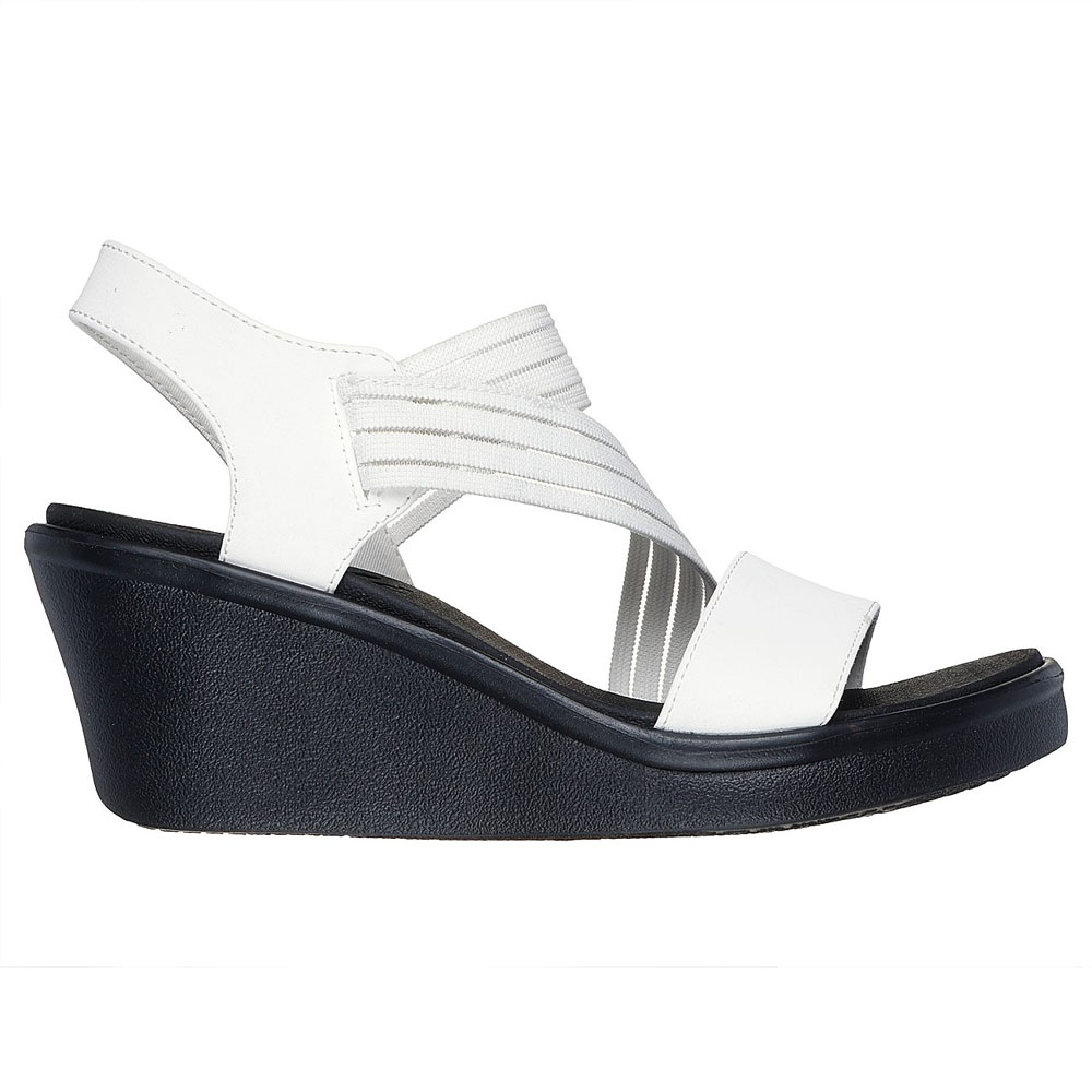 Sandalias Urbanas Mujer Skechers Rumble On - My Go To Blanco