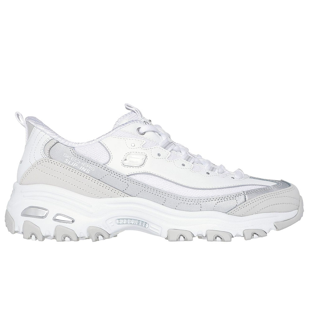 Zapatillas Urbanas Mujer Skechers Slip-Ins D'Lites-Smooth Nostalgia Blanco