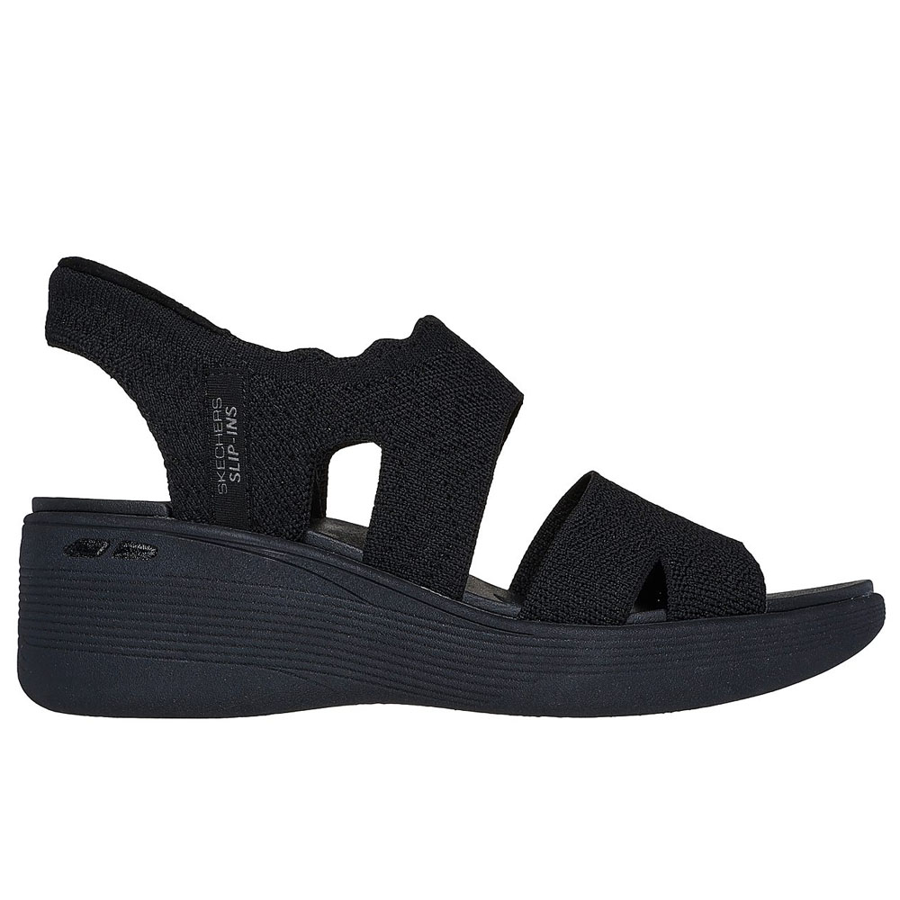 Sandalias Urbanas Mujer Skechers Pier-Lite - Slip On By Negro