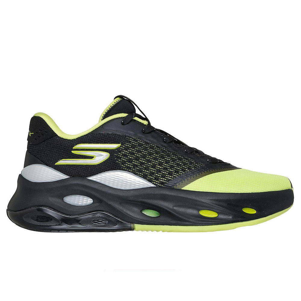 Zapatillas Basketball Hombre Skechers Skx Float Negro Amarillo