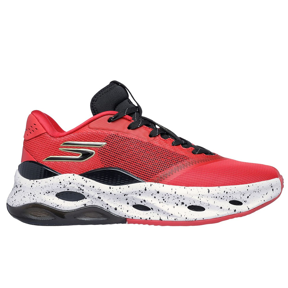 Zapatillas Basketball Hombre Skechers Skx Float Rojo Negro