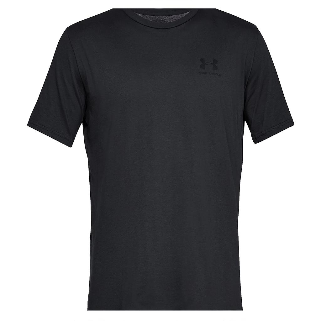 Polera Negro Sportstyle Left Chest Hombre Under Armou