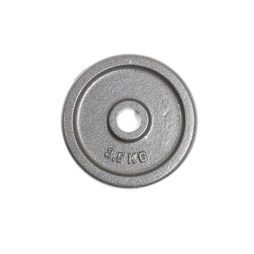 Disco acero preolimpico jks 2.5kg gris